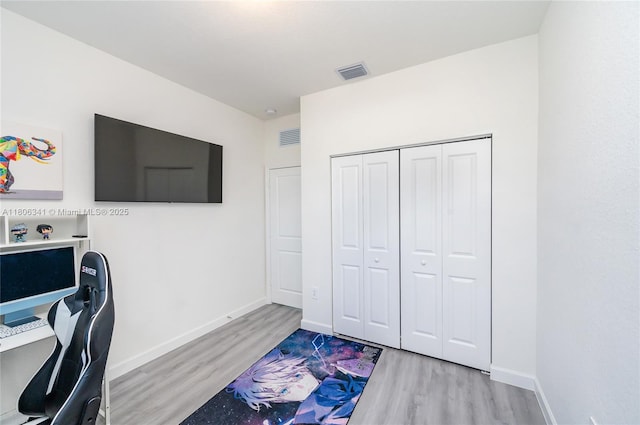 26480 SW 148th Ct Unit 26480, Homestead, FL 33032 - unfurnished office with light wood finished floors and baseboards