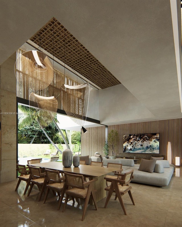 1210 NE 97th St, Miami Shores, FL 33138 - dining area with a high ceiling