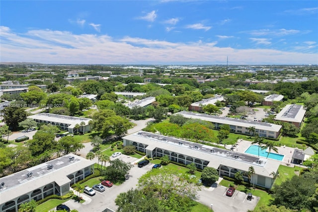 1108 Bahama Bnd Unit B1, Coconut Creek, FL 33066 - drone / aerial view of a pool area