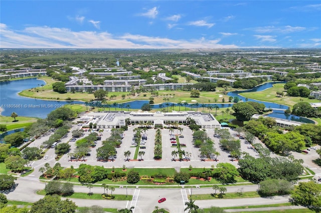 1108 Bahama Bnd Unit B1, Coconut Creek, FL 33066 - drone / aerial view of a nearby body of water and a local golf course