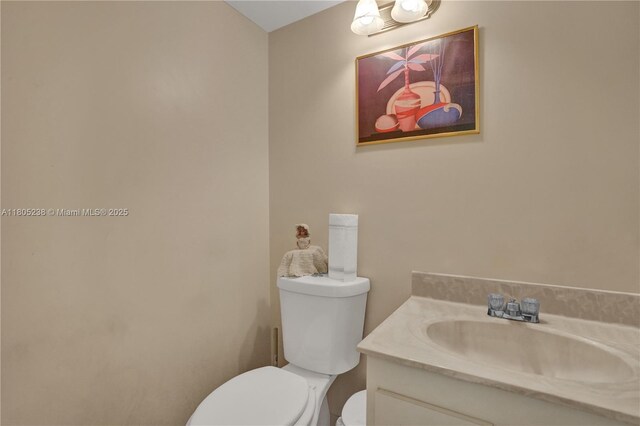 4222 Inverrary Blvd Unit 4213, Lauderhill, FL 33319 - half bathroom with toilet and vanity
