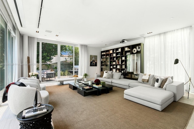 4700 N Meridian Ave, Miami Beach, FL 33140 - living room with a wall of windows