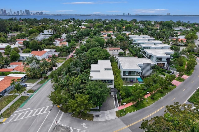 4700 N Meridian Ave, Miami Beach, FL 33140 - aerial view of residential area with a large body of water