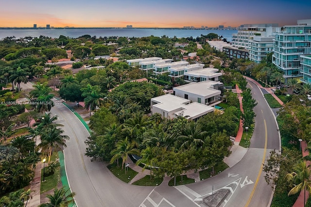4700 N Meridian Ave, Miami Beach, FL 33140 - aerial view at dusk of a water view