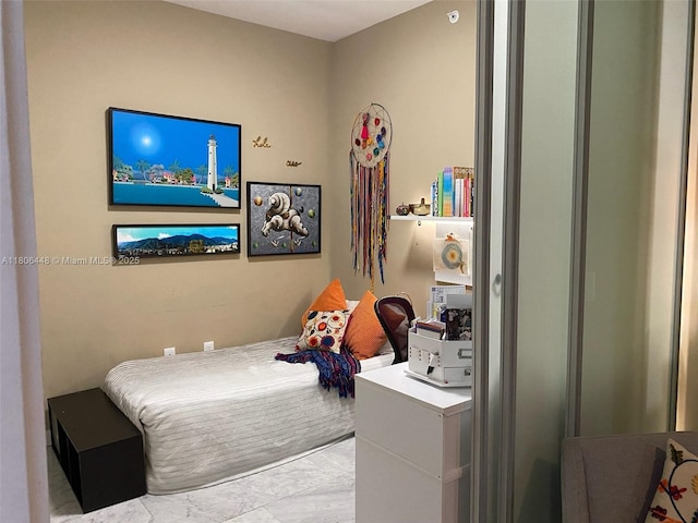2900 NE 7th Ave Unit 2102, Miami, FL 33137 - bedroom featuring marble look tiles