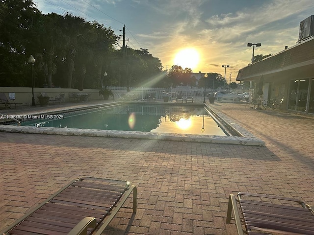 1800 Sans Souci Blvd Unit 115, North Miami, FL 33181 - community pool with a patio