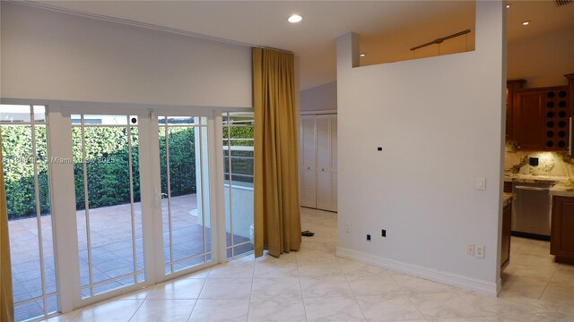 14430 SW 108th St, Miami, FL 33186 - unfurnished bedroom with access to outside, recessed lighting, and baseboards