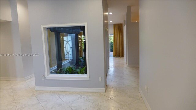 14430 SW 108th St, Miami, FL 33186 - hall with baseboards and recessed lighting
