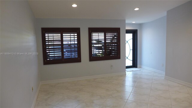 14430 SW 108th St, Miami, FL 33186 - spare room with recessed lighting and baseboards
