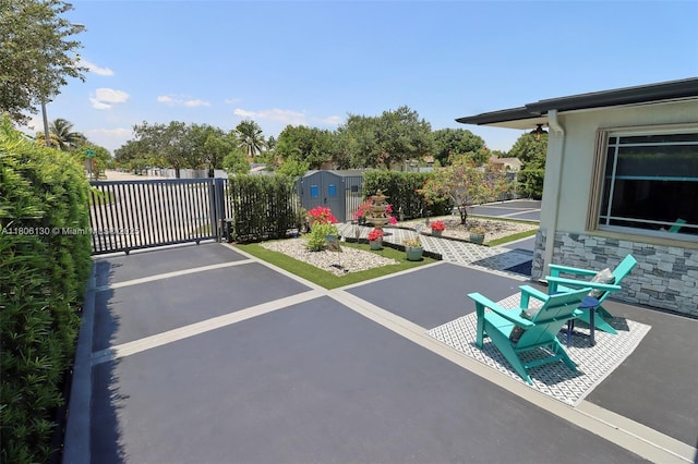 101 NE 9th Ave, Hialeah, FL 33010 - view of patio / terrace with a gate