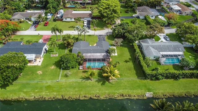 8885 SW 182nd Ter, Palmetto Bay, FL 33157 - aerial view of residential area featuring a pool