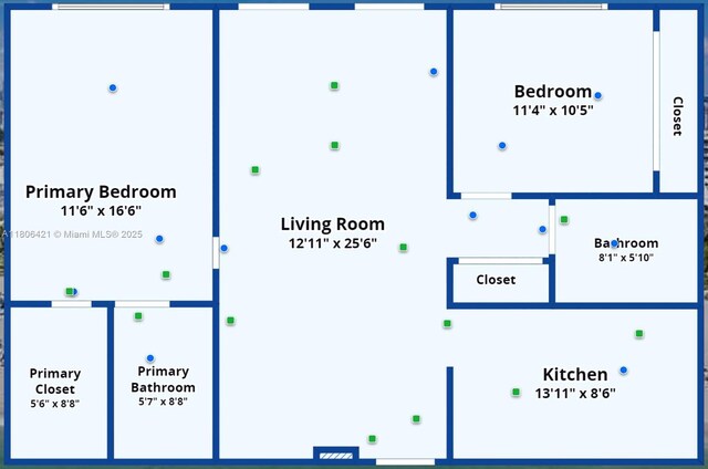 1621 Collins Ave Unit 505, Miami Beach, FL 33139 - property floor plan