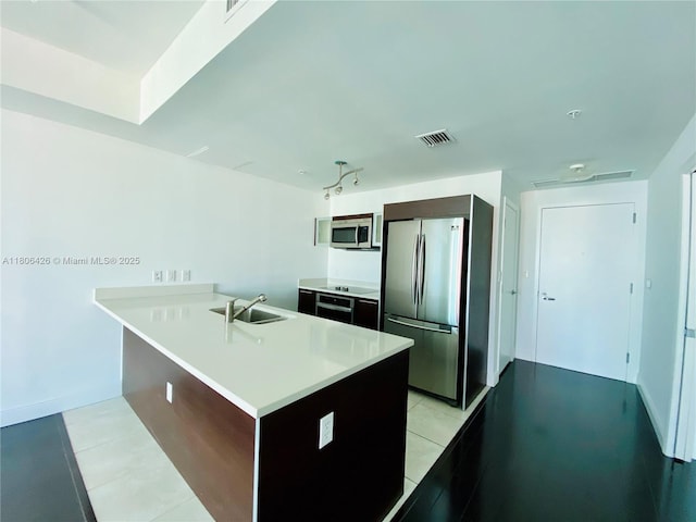 1900 N Bayshore Dr Unit 4708, Miami, FL 33132 - kitchen featuring appliances with stainless steel finishes, light countertops, and a peninsula