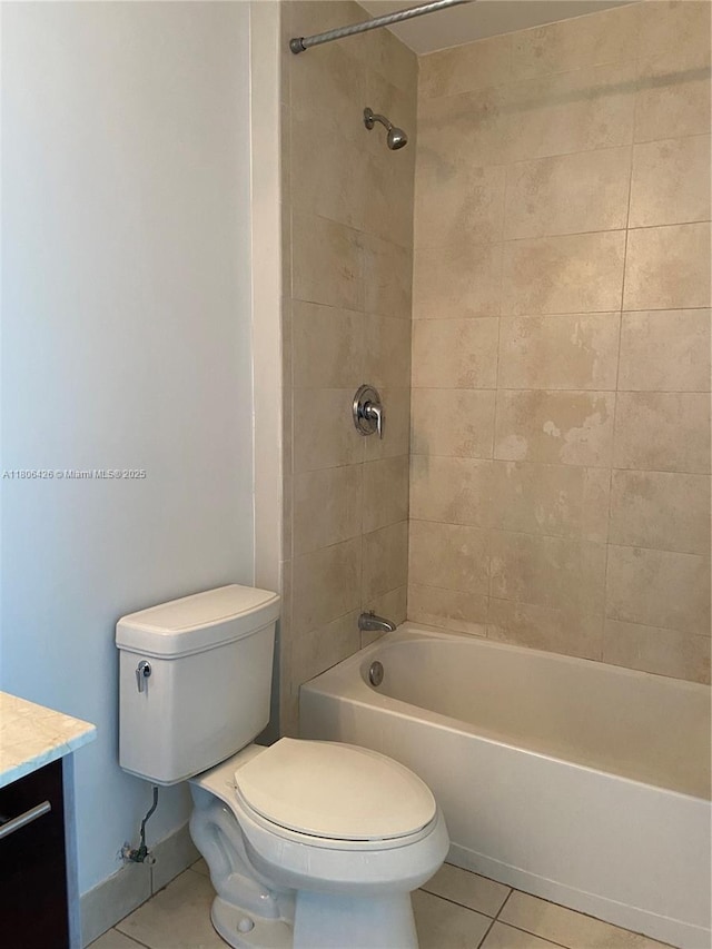 1900 N Bayshore Dr Unit 4708, Miami, FL 33132 - full bathroom featuring tile patterned floors, vanity, and bathtub / shower combination