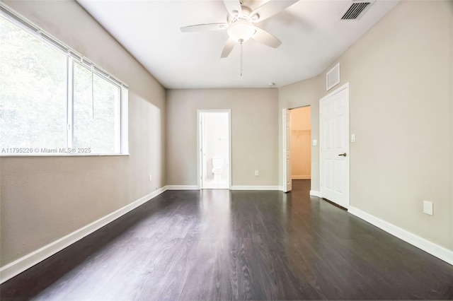 355 SE 20th Ter, Homestead, FL 33033 - unfurnished room featuring wood finished floors, a ceiling fan, and baseboards