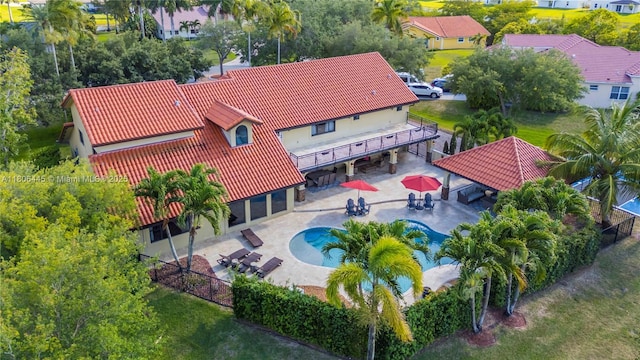 11915 Green Oak Dr, Davie, FL 33330 - aerial view of a pool