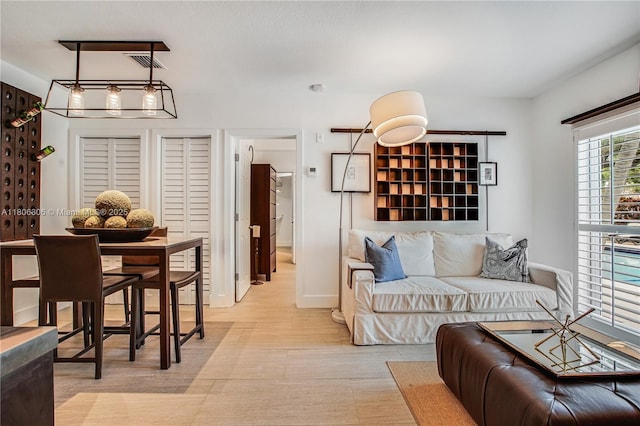 45 Antilla Ave Unit 1G, Coral Gables, FL 33134 - living area with baseboards