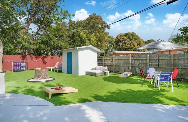 919 NW 13th St, Fort Lauderdale, FL 33311 - view of yard featuring a patio area