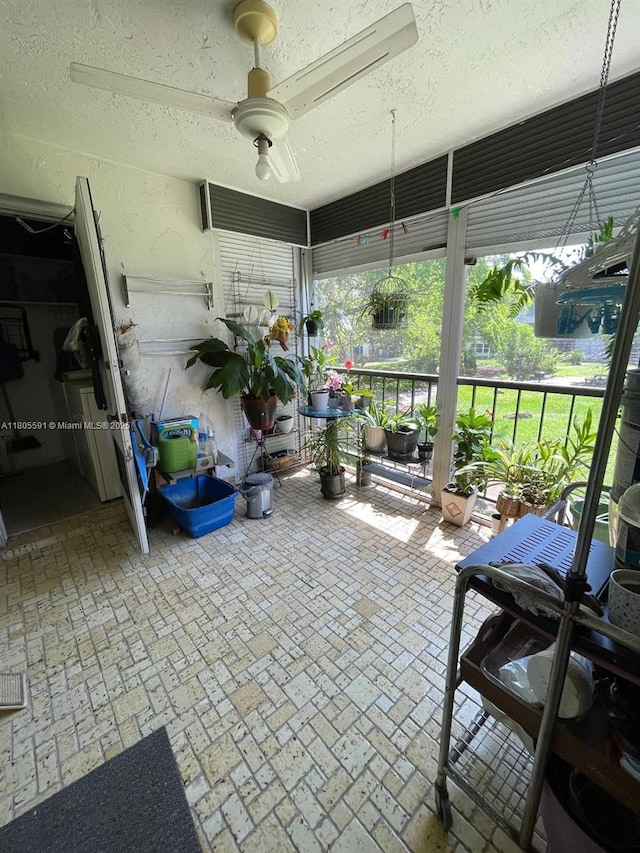 7400 NW 17th St Unit 209, Plantation, FL 33313 - sunroom / solarium with ceiling fan and healthy amount of natural light