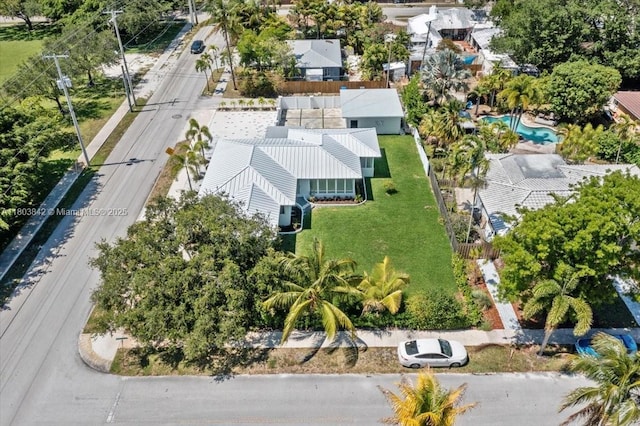 1459 Jefferson St, Hollywood, FL 33020 - bird's eye view of a pool area