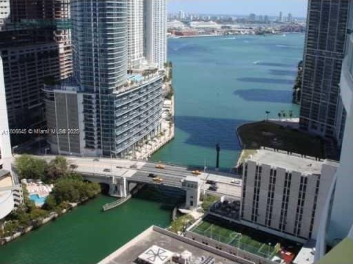 41 SE 5th St Unit 2317, Miami, FL 33131 - view of urban area with a large body of water and a notable bridge