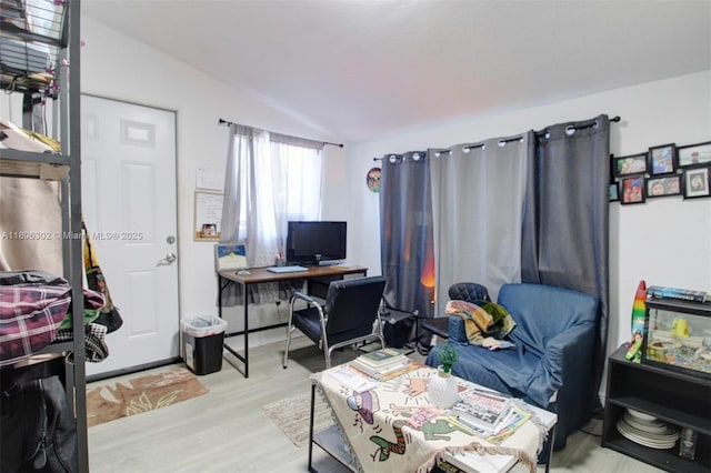 5510 NW 30th Ave, Miami, FL 33142 - office with wood finished floors and lofted ceiling