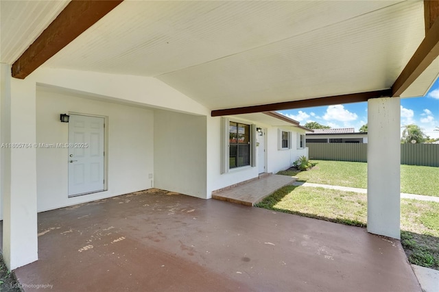 3521 SW 105th Ct, Miami, FL 33165 - view of patio / terrace featuring a carport