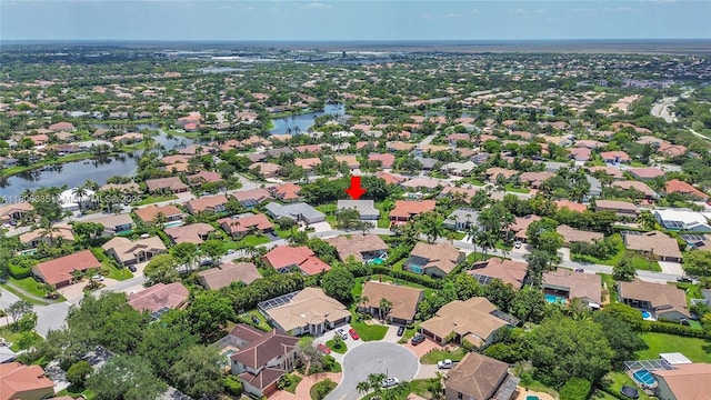 5362 NW 108th Way, Coral Springs, FL 33076 - aerial view of property and surrounding area with a nearby body of water and nearby suburban area