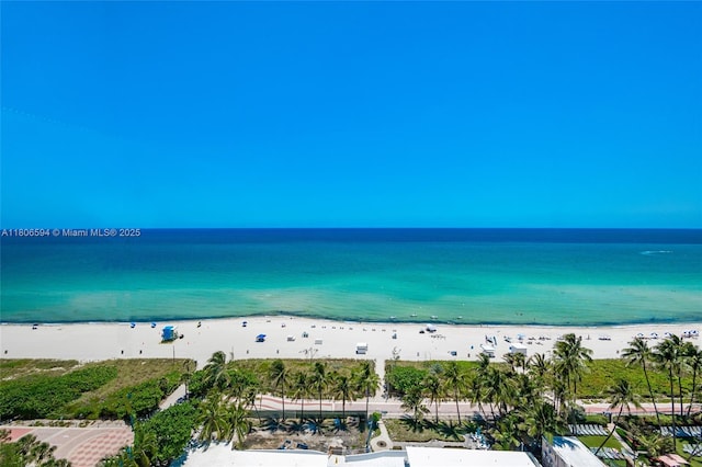 5255 Collins Ave Unit 14D, Miami Beach, FL 33140 - water view featuring local beach