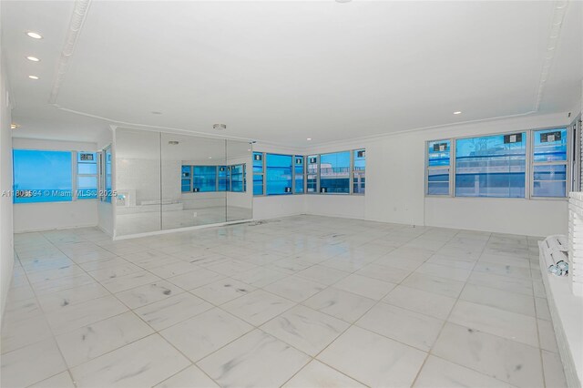 5255 Collins Ave Unit 14D, Miami Beach, FL 33140 - spare room featuring recessed lighting