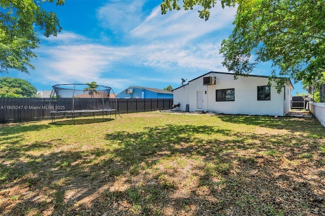 4029 SW 22nd St, West Park, FL 33023 - view of yard featuring a trampoline