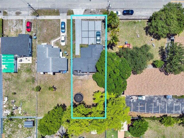 4029 SW 22nd St, West Park, FL 33023 - aerial view of property's location featuring property boundaries highlighted