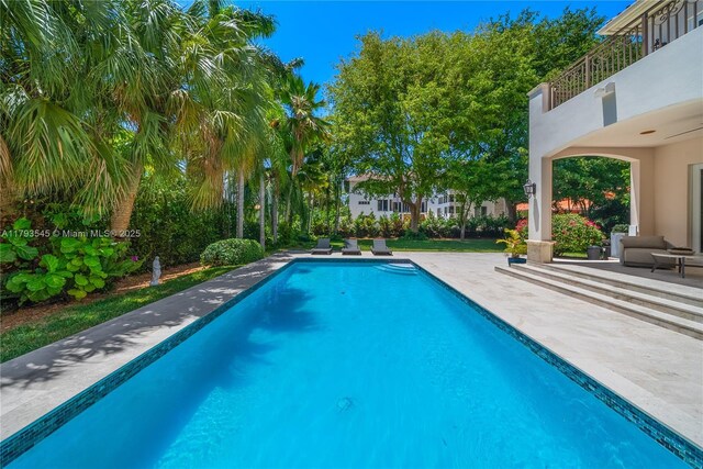 7120 Mira Flores Ave, Coral Gables, FL 33143 - outdoor pool with a patio area