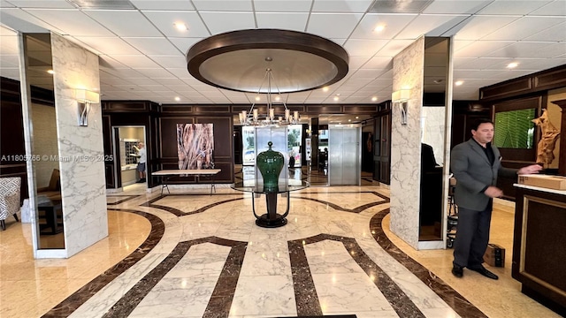 625 Biltmore Way Unit 707, Coral Gables, FL 33134 - community lobby featuring recessed lighting