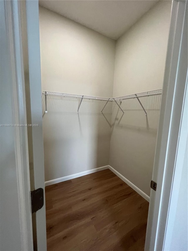 1818 Inwood Rd, La Belle, FL 33935 - walk in closet featuring dark wood-style floors
