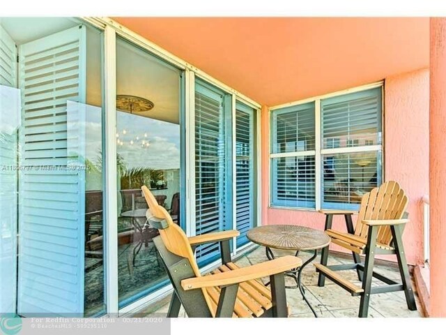 2100 N Ocean Blvd Unit 5B, Fort Lauderdale, FL 33305 - view of balcony