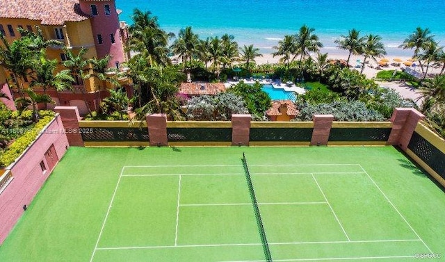 2100 N Ocean Blvd Unit 5B, Fort Lauderdale, FL 33305 - view of tennis court