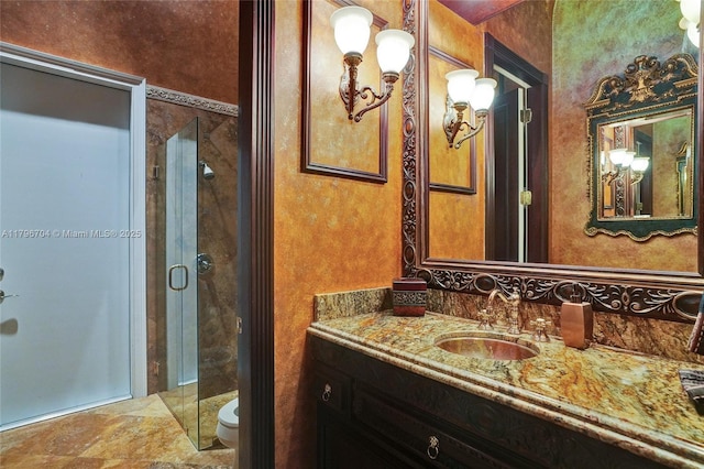 10233 NW 66th Dr, Parkland, FL 33076 - full bath featuring a shower stall, vanity, and toilet