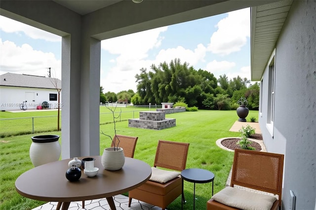 2022 Granada Rd, La Belle, FL 33935 - view of patio / terrace