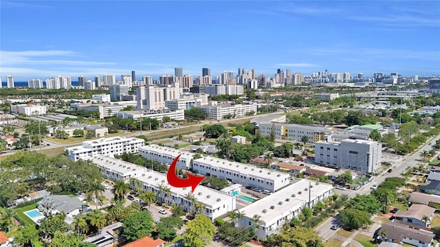 2621 NE 212th Ter Unit 209, Miami, FL 33180 - drone / aerial view of skyline