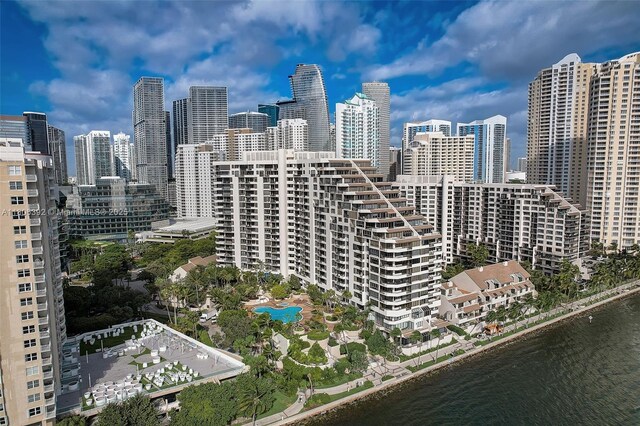 520 Brickell Key Dr Unit A604, Miami, FL 33131 - skyline view with a nearby body of water
