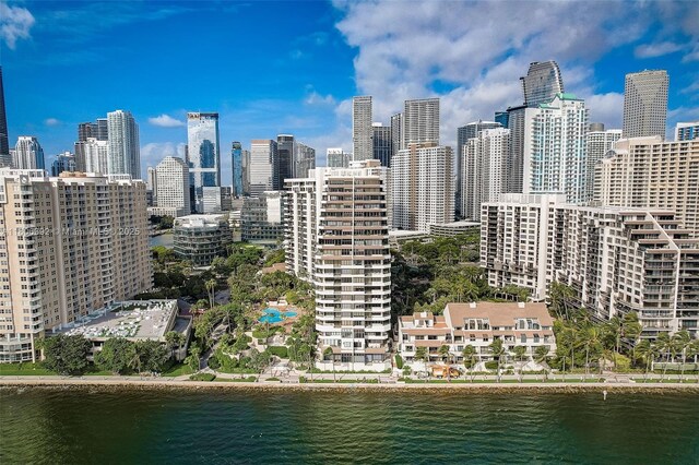 520 Brickell Key Dr Unit A604, Miami, FL 33131 - view of city skyline with a large body of water