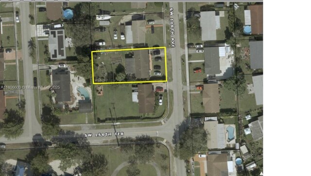 15600 SW 106th Ave, Miami, FL 33157 - aerial map of property and surrounding area