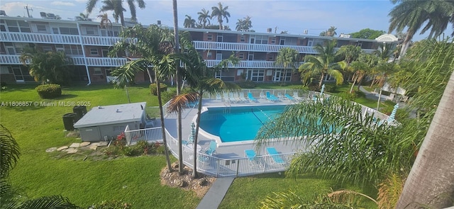 141 NE 10th Ave Unit 22C, Hallandale Beach, FL 33009 - community pool featuring a patio