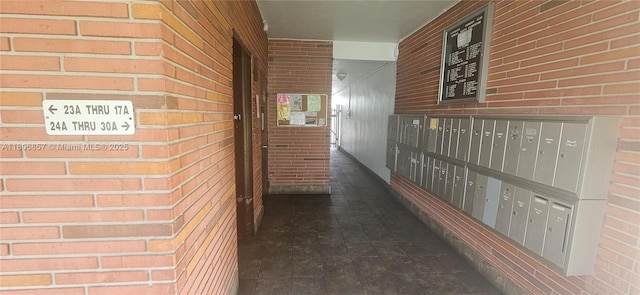 141 NE 10th Ave Unit 22C, Hallandale Beach, FL 33009 - corridor with mail area
