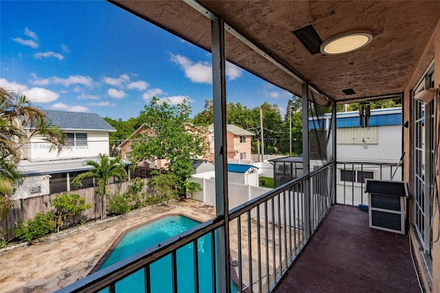 5514 SW 44th Ter, Dania Beach, FL 33314 - balcony featuring view of pool
