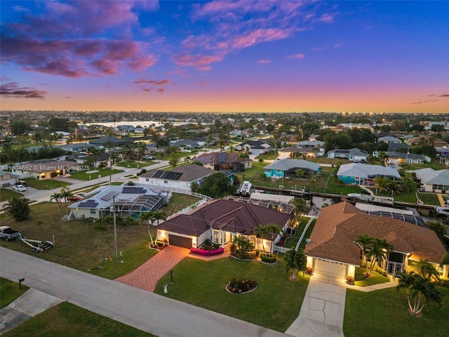249 SW 37th Ln, Cape Coral, FL 33914 - aerial view at dusk of a residential view