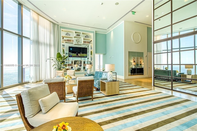 15701 Collins Ave Unit 1603, Sunny Isles Beach, FL 33160 - building lobby featuring a towering ceiling