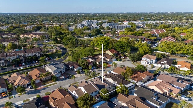 14226 SW 90th Ter, Miami, FL 33186 - aerial overview of property's location with nearby suburban area