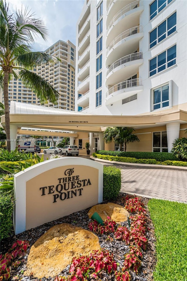 848 Brickell Key Dr Unit 3803, Miami, FL 33131 - view of community sign